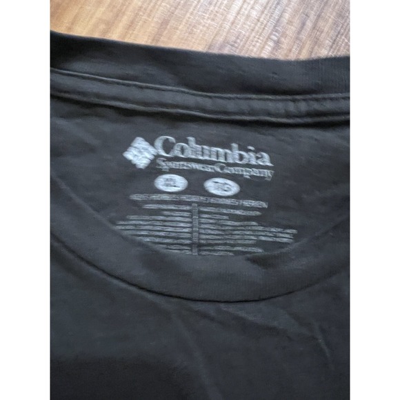 COLUMBIA PHG Men's Performance Hunting Gear Black Short Sleeve T-Shirt Duck | XL - Picture 3 of 4